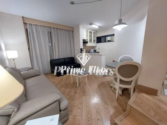 Imagem Flat disponível para venda no Hotel Paulista Wall Street, com 49m², 1 dormitório e 1 vaga de garagem