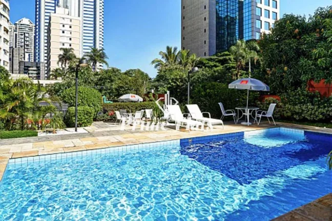 Imagem Flat disponível para locação no Mercure São Paulo Berrini no Brooklin, com 54m², 2 dormitórios e 1 vaga