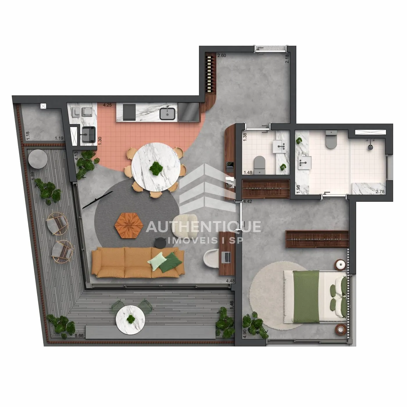 Imagem PRADO PAULISTA - JARDINS - Apartamento à venda no bairro Jardins - São Paulo/SP, Zona Sul