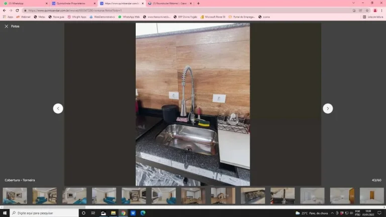 Imagem Cobertura Mobiliada 46 m²+46m² com 2 Dormitórios e 1 Vaga de Garagem
