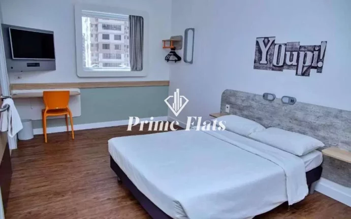 Imagem Flat disponível para venda íbis budget Campinas Aquidaban, com 13m², 1 dormitório e 1 vaga