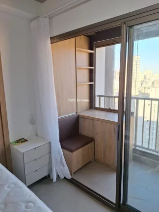 Imagem Apartamento para locação em Cerqueira César, com 1 quarto, 1 banheiro, 22m² de área.