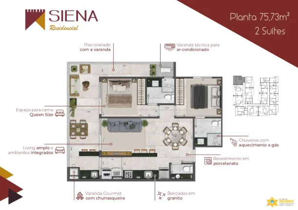Imagem EXCELENTE OPORTUNIDADE NA PLANTA APARTAMENTO EM UBATUBA - SIENA UBATUBA