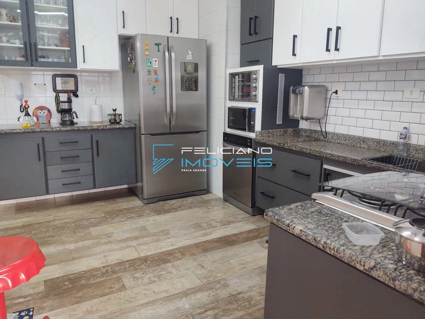 Imagem Apartamento com 3 quartos, Ocian, Praia Grande - R$ 658 mil, Cod: 5683