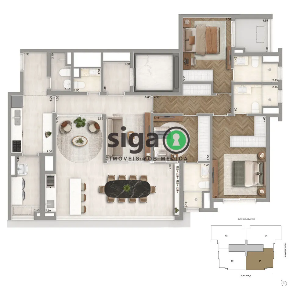 Imagem Apartamento a venda 3 SUÍTES 2 vagas- Quadra de Tênis Vila Mariana