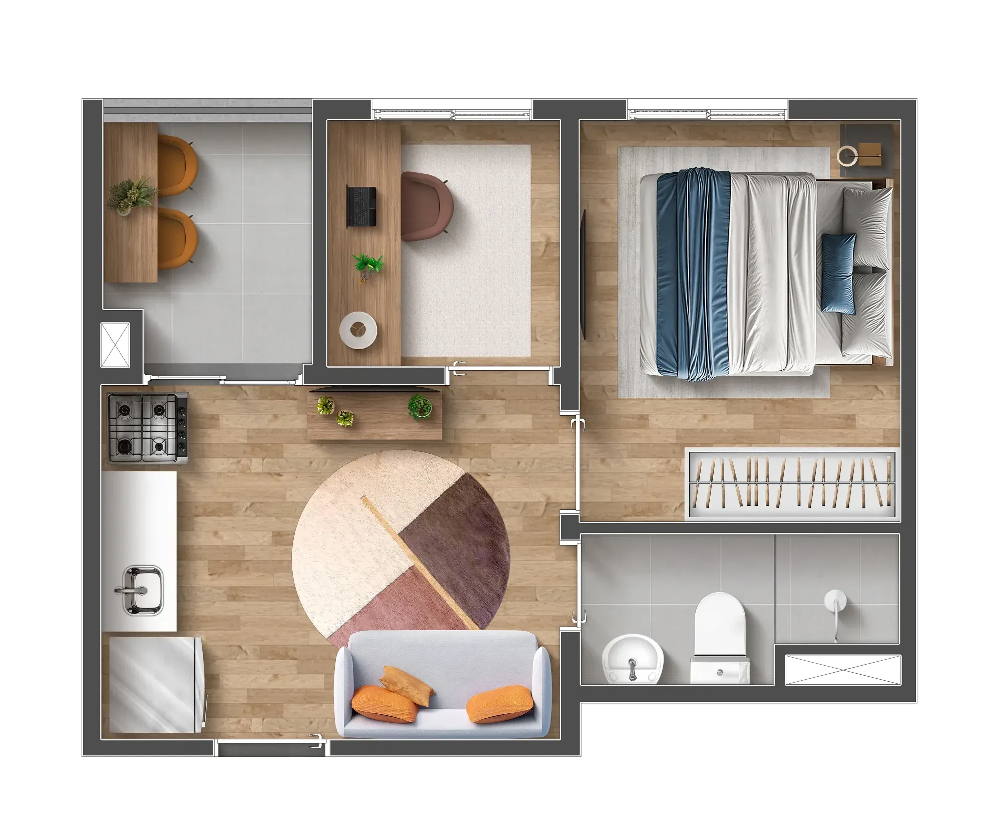 Imagem Apartamento com 2 Quartos à Venda, 36 m² em Chácara Santo Antônio (Zona Leste) - São Paulo