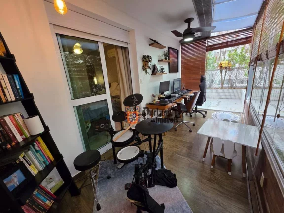 Imagem Apartamento Garden com 2 dormitórios à venda, 217 m² por R$ 1.999.000 - José Menino - Santos/SP