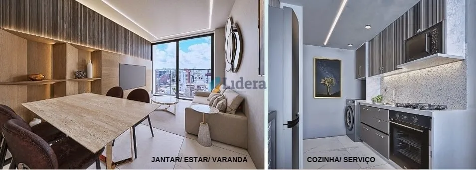 Imagem Apto - 2 Quartos - 1 Suíte - 55,31 m² - Intermares, Cabedelo/PB