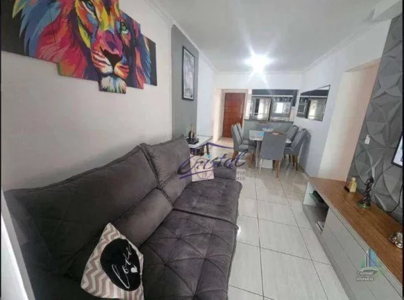 Imagem Apartamento com 2 dormitórios à venda, 73 m² por R$ 590.000 - Canto do Forte - Praia Grande/SP