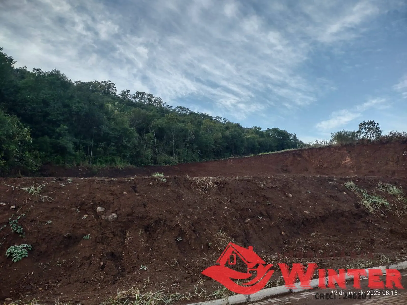 Imagem Terreno de 499,47m² bairro Canto Krewer, Vale real.
