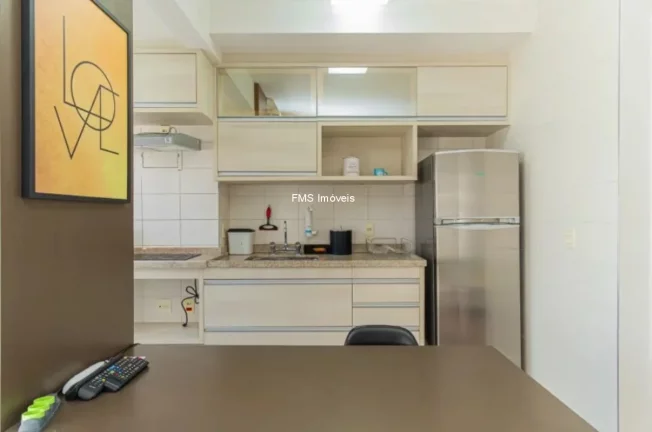 Imagem Studio para locação no Brooklin com 1 suíte, 1 banheiro, 1 vaga, 33m².