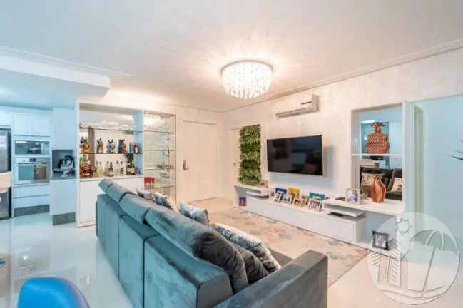 Imagem Apartamento Mobiliado e decorado 3 Suítes 4 vagas a 3 minutos a pé da praia