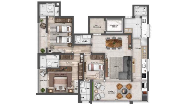 Imagem Apartamento com 3 Quartos à Venda, 142 m² em Perdizes - São Paulo