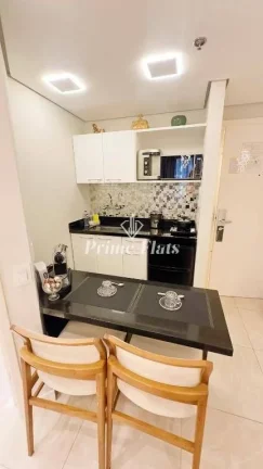 Imagem Flat disponível para venda no Mercure São Paulo Moema Times Square Hotel, com 30m², 1 dormitório e 1 vaga de garagem