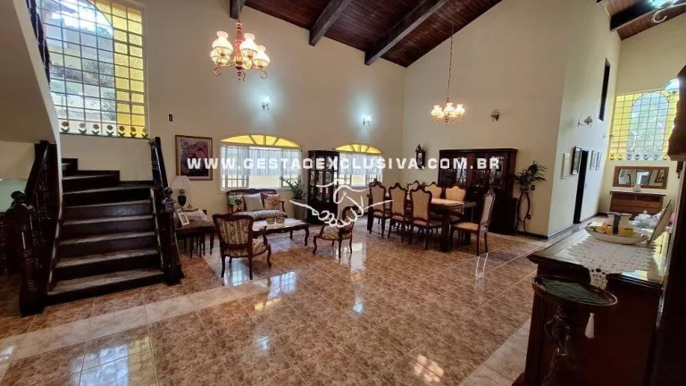 Imagem CASA 5000m² 4 SUÍTES C/ HIDRO PISCINA LAGO LAZER COMPLETO CONDOMÍNIO FECHAD