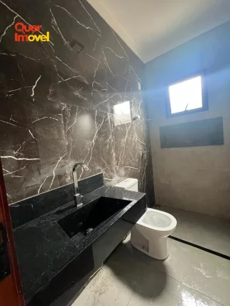 Imagem Casa à venda em Bonfim Paulista, Ribeirão Preto-SP: 3 quartos, 3 suítes, 2 salas, 5 banheiros, 2 vagas de garagem, 220m² - Quer Imóvel Negócios Imobiliários