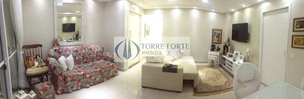 Imagem Apartamento de 107m² com 3 dormitórios e 2 vagas na Chácara Califórnia