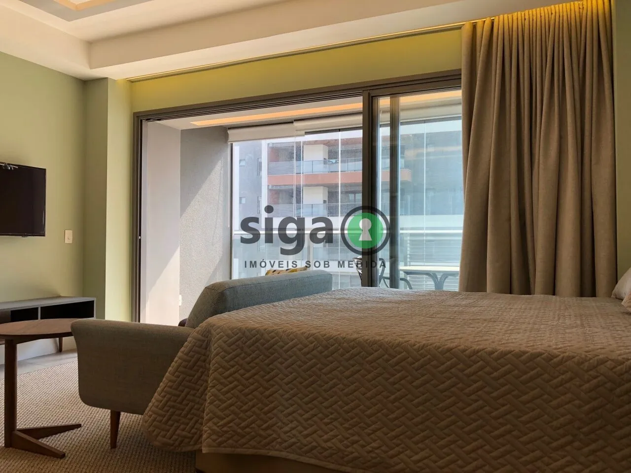 Imagem Apartamento 1 quarto, 1 vaga de garagem, 43m², para locação Brooklin - São Paulo/SP