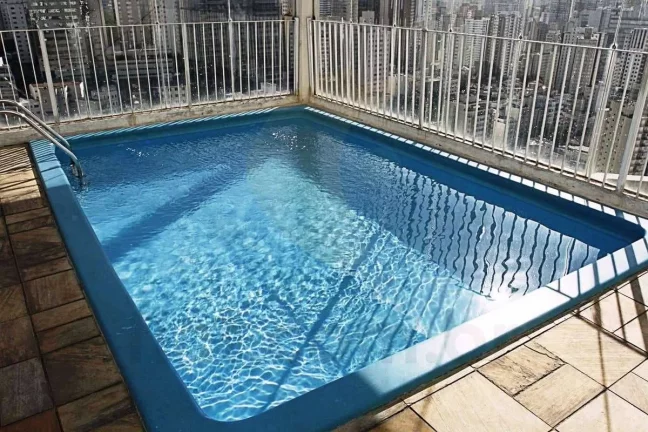 Imagem Flat disponível para locação no Residence Plaza Concorde na Bela Vista, com 42m², 1 dormitório e 1 vaga
