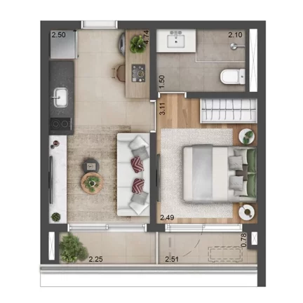 Imagem Apartamento à venda no bairro Moema - São Paulo/SP