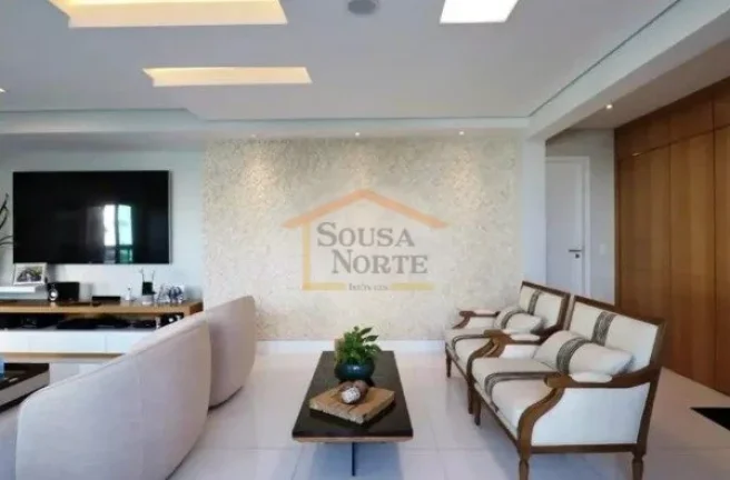 Imagem Apartamento mobiliado, 223m², 4 suítes, 6 banheiros, varanda gourmet, banheira de hidromassagem, a...