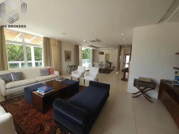 Imagem Cobertura exclusiva na Barra da Tijuca: 4 quartos, 4 suítes, 3 salas, 5 banheiros, 4 vagas - 558m² de pura sofisticação!