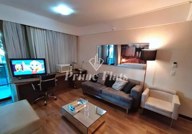 Imagem Flat disponível para venda no Meliá Ibirapuera, com 35m², 1 dormitório e 1 vaga