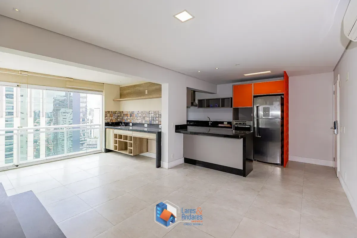Imagem Apartamento para venda em Brooklin Paulista com 1 quarto, sendo 1 suíte, 66m²