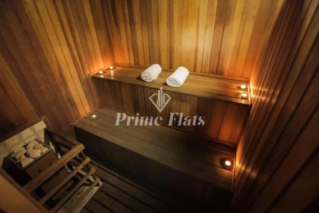 Imagem Flat disponível para venda no Hotel Hampton Park, com 31m², 1 dormitório e 1 vaga