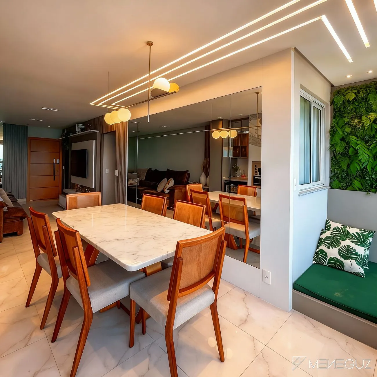 Imagem Apartamento 3 Quartos a venda de para Frente Mar da Praia do Morro finamente mobiliado e decorado