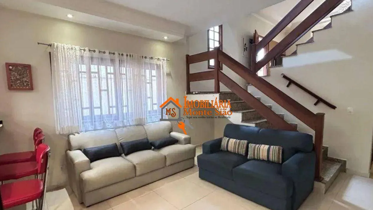 Foto do imóvel Sobrado com 3 dormitórios à venda, 178 m² por R$ 900.000 - Jardim Barbosa - Guarulhos/SP