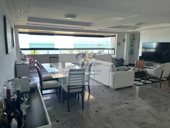Imagem Vendo Cobertura Duplex, com vista para o mar, 347m², 3 suítes, sala p/ 3 ambientes e 2 vagas
