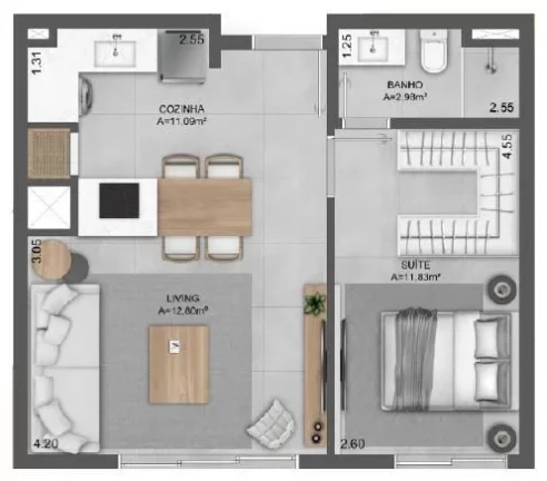 Imagem Tribeca Residences - Apartamento à venda no bairro Mont Serrat - Porto Alegre/RS