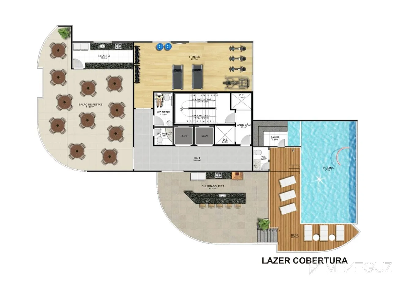 Imagem Exclusivo empreendimento de alto padrão, com apartamentos de 4 suítes e duas vagas de garagem