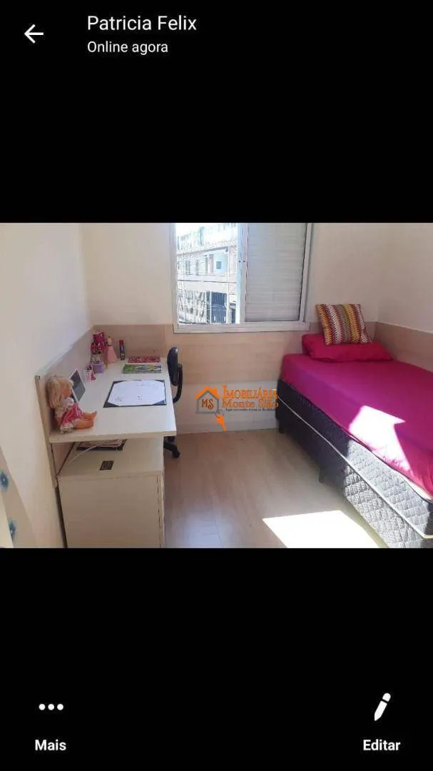 Imagem Apartamento com 2 dormitórios à venda, 56 m² por R$ 360.000,00 - Tranquilidade - Guarulhos/SP