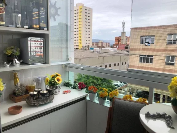 Imagem Apartamento com 2 dormitórios à venda, 60 m² por R$ 370.000,00 - Ocian - Praia Grande/SP