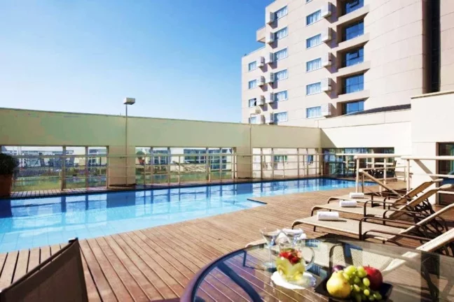 Imagem Flat disponível para venda no Quality Suites Alphaville, com 39m², 1 dormitório e 1 vaga