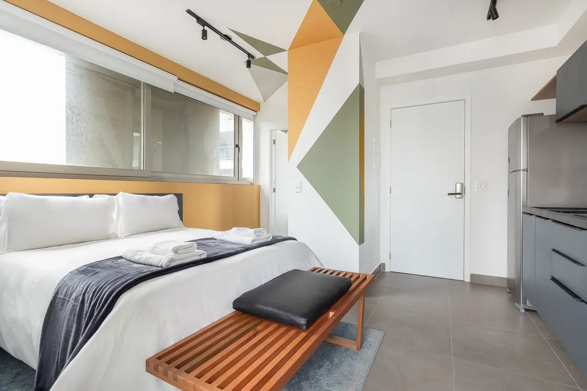 Imagem Apartamento com 1 Quarto para alugar, 28m² - Jardins