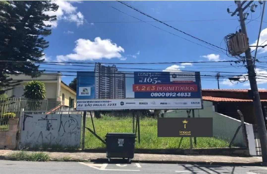 Foto do imóvel Terreno Comercial Santa Rosália Próximo ao CIC em JARDIM SANTA ROSÁLIA, SOROCABA - SP