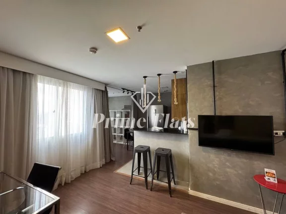 Imagem Flat disponível para venda no Mercure São Paulo Vila Olímpia, com 48m², 2 dormitórios e 1 vaga de garagem