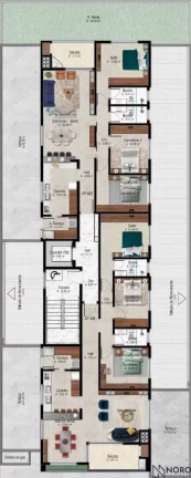 Apartamento amplo de 3 dormitórios, 1 suíte, 1 vaga de garagem , sacada com chur