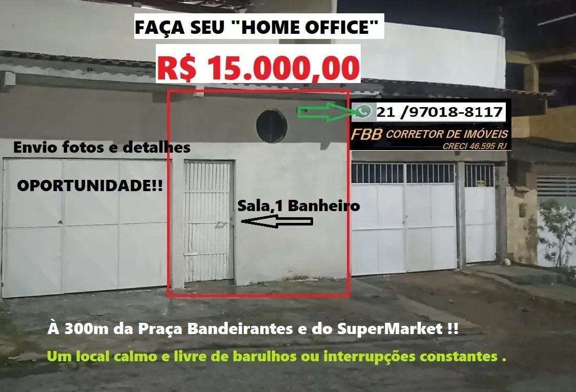 Foto do imóvel Kitnet com 1 Quarto à Venda, 25 m² em Miriambi, São Gonçalo - RJ