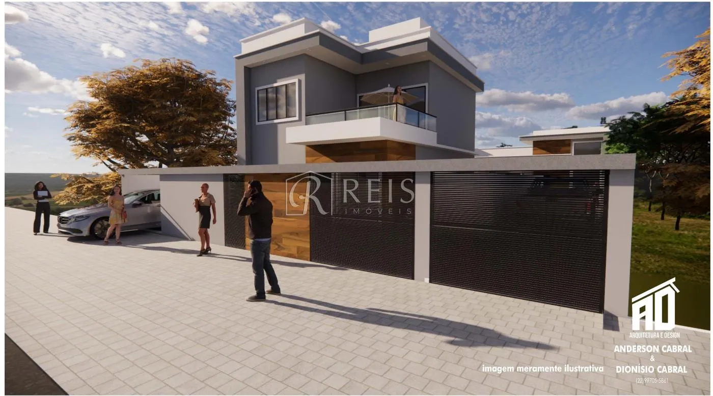 Imagem Casa para Venda em Rio das Ostras, Village Rio das Ostras, 3 dormitórios, 2 suítes, 3 banheiros, 1 vaga