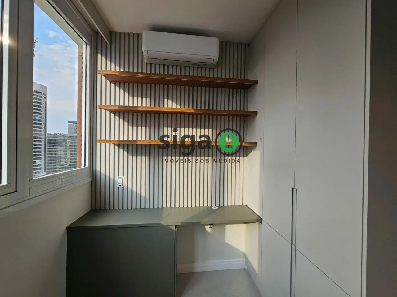 Imagem Apartamento 48m² para locação, mobiliado, 2 quartos, localizado na Chácara Santo Antônio, São Paulo.