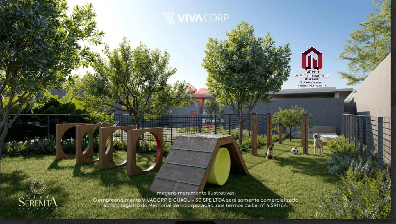 Imagem Residencial Viva Serenitá: Novo Lançamento em Biguaçu SC. Financia pelo MCMV, facilitado !