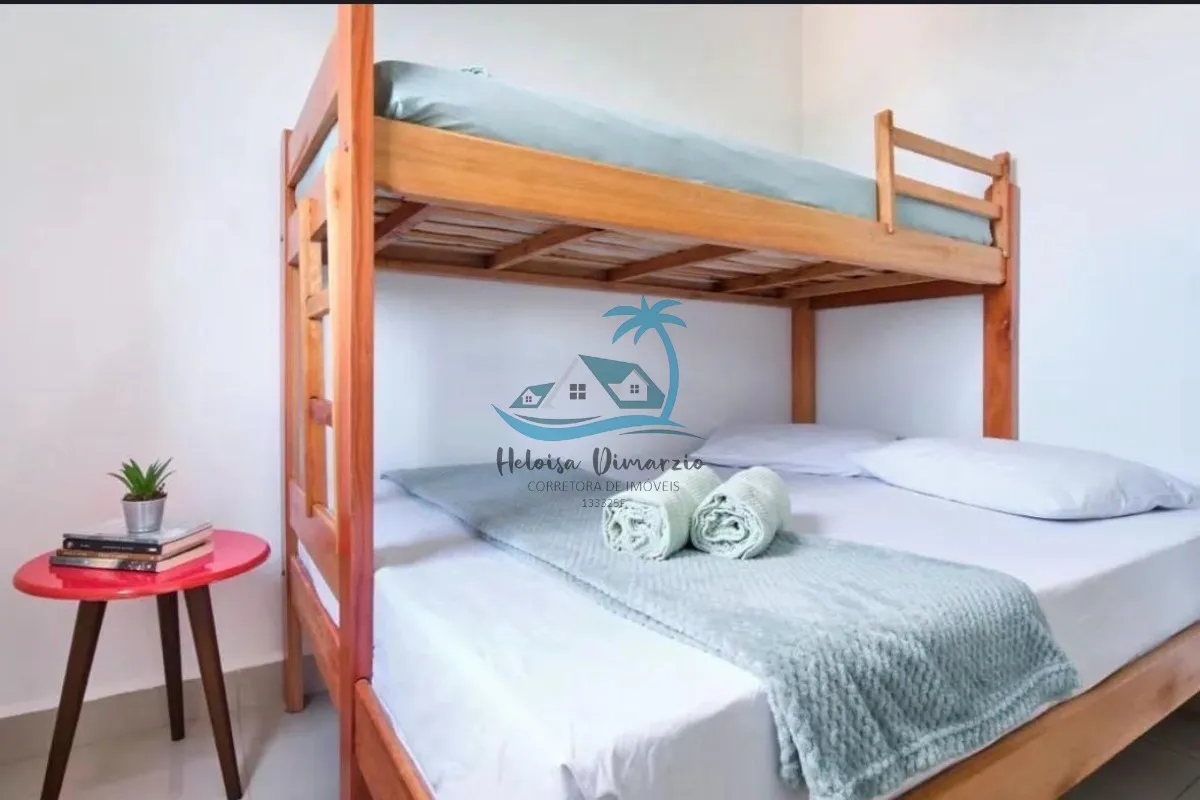 Imagem Apartamento MOBILIADO com 2 dormitórios à venda em Ubatuba a 700 metros da orla do Itaguá.