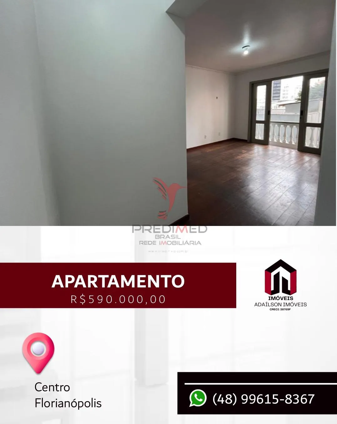 Imagem Apartamento com 2 quarto à venda no Centro, Florianópolis SC BRASIL