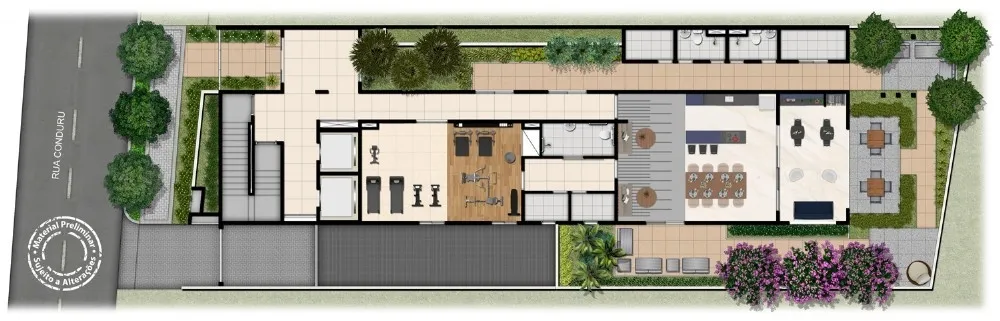 Imagem Localizado a apenas 300 metros do metrô Conceição. O residencial possui uma infinidade de serviç...