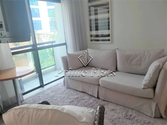 Imagem Flat disponível para venda no International Duplex Residence em Moema, com 70m², 2 dormitórios e 1 vaga