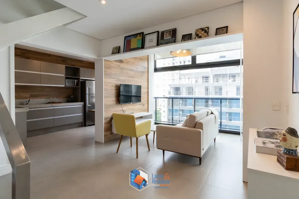 Imagem Apartamento para venda em Vila Olímpia com 1 quarto, sendo 1 suíte, 62m²